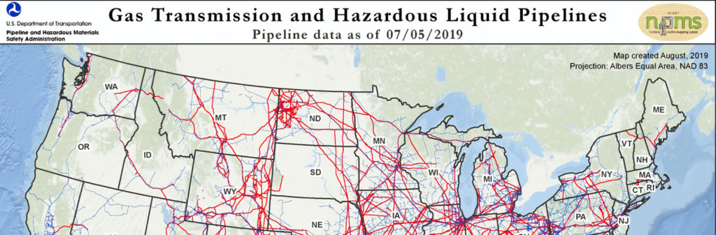 NPMS Pipelines Map | Audubon Companies